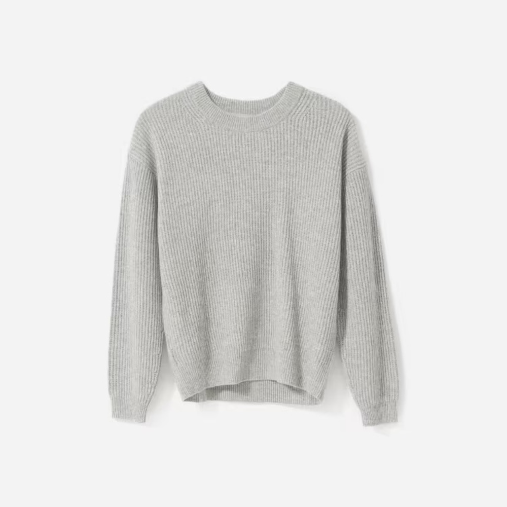 Everlane Cashmere Rib Round Crew